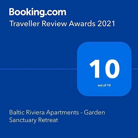 Baltic Riviera Apartments - Garden Sanctuary Retreat Danzica Esterno foto